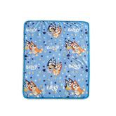 Bluey Happy Times Silk Touch Sherpa Throw Blanket
