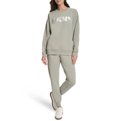 DKNY Sport Foil Logo Crewneck Sweater