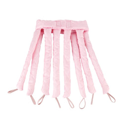Pink Heatless Curling Rod Headband, 2025 New Upgraded Eight Claw Design Heatless Curler with Removable & Adjustable Heatless Curls