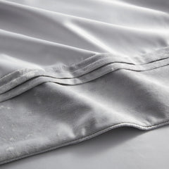 Sweet Home Collection 7 Piece Luna Crushed Velvet Elegant Bedding Set