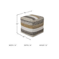 Signature Design by Ashley Josalind Multi Pouf