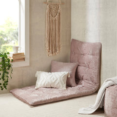 Intelligent Designs Edelia Poly Chenille Lounge Floor Pillow