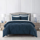 Sharper Image 9-Piece Down Alternative Pintuck Bed-in-a-Bag Set