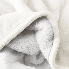 Bare Home Sherpa Fleece Blanket - Reversible Plush Bed Blanket