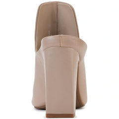 DKNY Ritzy Leather Heeled Mule
