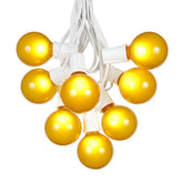 25 Foot G50 Outdoor Globe Patio String Lights - Set of 25 G50 Globe Bulbs