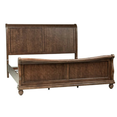 Rustic Traditions Sleigh Bed in Rustic Cherry