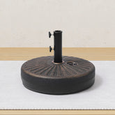 Newport 55-lb Fillable Round Patio Market Umbrella Base Stand