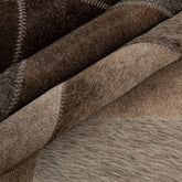 Ben Soleimani South American Cowhide Tile Hand Woven Rug