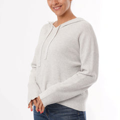 Cyrus Waffle Knit Hoodie Sweater