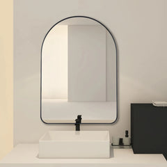 TEHOME Ophira Lussia Arch Metal Wall Mirror