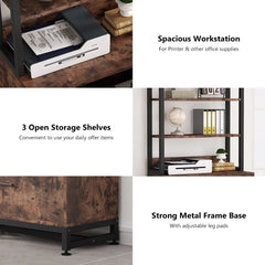 Bookcases with Drawers, Multi-Functional Shelf Units for Collection