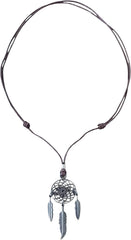 BlueRica Dreamcatcher on Adjustable Cord Necklace