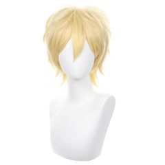 COSPLAZA Short Black Cosplay Wig Spiky Fluffy Heat Resistant Synthetic Hair Emo Wig
