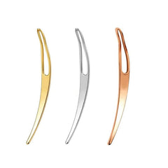 Dreadlock Tool - 3pcs Interlocking Tools for Sisterlock, EasyLoc & Locs Hair Maintenance, Retightening - Gold, Silver, Rose Gold