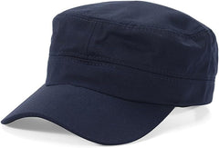 Cadet Army Cap Military Style Adjustable Flat Top Cap Unisex Basic Baseball Hat for Men Women