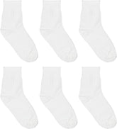 3Pairs Women Men Sports Breathable Wicking Crew Athletic Socks Casual Stretch Mid Tube Socks for Running Traveling(Black)