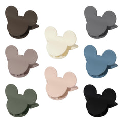 4 Pcs Hair Claw Clips Small Mouse Ear Hair Clips Matte 2.5'' Non-Slip Jaw Clips for Thin and Medium Hair Hair Accessories for Women Girls