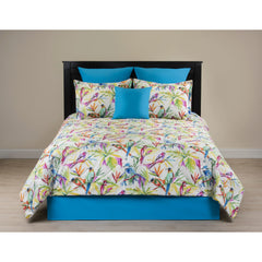 Songbirds linen daybed set tropical birds
