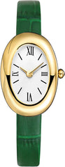 MASTOP Bracelet Watch for Women - Elegant 24mm Oval Dial Bangle Watch - Gold Jewelry Style Quartz Wristwatch - Gift for Her