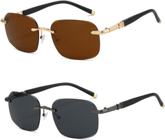 Sunglasses Fashion Metal Frame Women Men for Female Male Ellipse Sunglasses