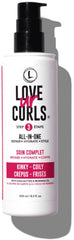 Love Ur Curls All in One Curl Cream Styler, Anti Frizz Curling Cream for Curly Hair, Repair, Define, Hydrate & Style with Shea Butter, 250mL