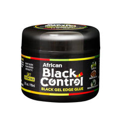 African Black Control Black Gel Edge Glue 5X Extreme Hold 10 fl. oz.