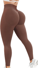Impact Hidden Scrunch Butt Leggings for Women Mid Low Waist Gym Workout Legging Tummy Control Booty Lifting Yoga Pants
