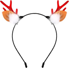 DS. DISTINCTIVE STYLE Reindeer Antlers Deer Ears Headband for Women Halloween Deer Antlers Costume Cute Hair Accessories
