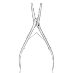 SIVOTE Professional Stainless Steel Tape-In Hair Extension Plier – Silver Clamp Tool for Tape-In Extensions – Hair Extension Clamp Tool with Silicone Pads for Secure Application
