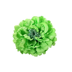 Women's Bohemia Peony Flowers Hairpin Hair Clip Flower Brooch for Travel Party Festivals PF-11 (White) (Pack of 1)