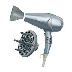 INFINITI PRO by CONAIR Hair Dryer, 1875W Blow Dryer with Diffuser and Concentrator, Ceramic Technology, 3 Heat & 2 Speed Settings, Cold Shot Button, Black
