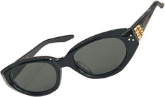 2025 Collection GENTLE For duns Modern Cat-eye Sunglasses Black Acetate Frame Polarized UV400 With Original White Case