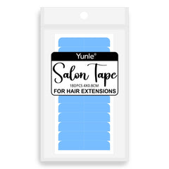 Hair Extension Tape Replacement Pre-Cut Tape for Extensions 60 PCS Professional Blue 4x0.8CM/1.6x0.3IN
