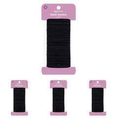 Amazon Basics Pony Tail Hair Ties - Bright 4 MM Elastics for All Types, 32 Count