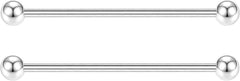 14G Industrial Piercing Jewelry Surgical Steel, Industrial Bar Piercing Jewelry for Women and Men, 32mm 38mm 45mm Short Extra Long Bar