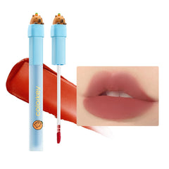 COLORKEY Capybara Airy Lip Lacquer, Matte Velvet Lipstick, Non-Sticky Long-Lasting, Waterproof Low Saturation Foggy Finish (R666)