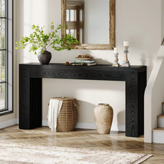 59'' Wood Console Sofa Table Behind The Couch for Entrance, Hallway