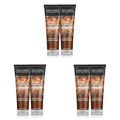 John Frieda Brilliant Brunette, Color Boosting Conditioner, Enhances and Protects Multi-Dimensional Tones, With Sweet Almond Oil to Rehydrate and Replenish Dry Hair, 8.45 Oz