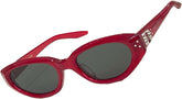 2025 Collection GENTLE For duns Modern Cat-eye Sunglasses Black Acetate Frame Polarized UV400 With Original White Case