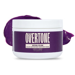 Overtone Color Depositing Semi-Permanent Hair Dye Conditioner - 8 oz Natural & Color-Treated Hair, Moisturizing Shea Butter & Coconut Oil - Vegan & Cruelty-Free, Extreme Silver now Twilight Titanium