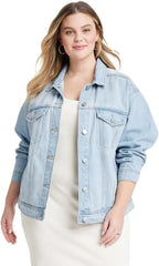 Universal Thread Women's 90's Baggy Trucker Jacket -