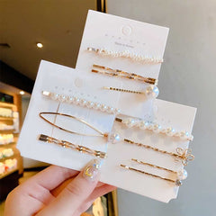 WHITEBRIDGE 8pcs Multi-color Diamond Bobby Pins for Women Girls