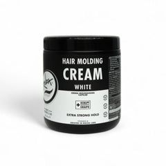 Rolda White Molding Hair Cream for Men - Curl-Defining Hair Styling Cream with Medium-Strong Hold, Natural Finish & Medium Shine - Moisturizing & Anti-Frizz Formula - Alcohol & Paraben-Free (17.6 oz)