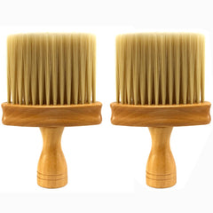 Hair Cutting Brush Professional Hairdressing/Barber Wooden Neck Brush - Soft Bristles (Single)