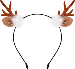 DS. DISTINCTIVE STYLE Reindeer Antlers Deer Ears Headband for Women Halloween Deer Antlers Costume Cute Hair Accessories