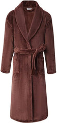 Winter home clothes loose bathrobe flannel men's robe pajamas plus size pajamas thickened coral fleece home clothes
