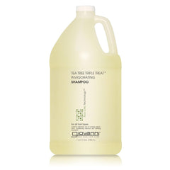 GIOVANNI Tea Tree Triple Treat Invigorating Shampoo - Cooling Peppermint, Eucalyptus & Rosemary, Helps Strengthen & Rejuvenate Hair & Scalp, Salon Quality, Paraben Free, Tea Tree Shampoo - 8.5 oz