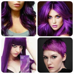 A21 Light Grey Silver Permanent Hair Dye Color Cream Unisex - Punk Style