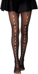 Dorilin Womens Fishnet Tights with Bows Lolita Fishnet Stockings 80S 90S Gothic Leggings